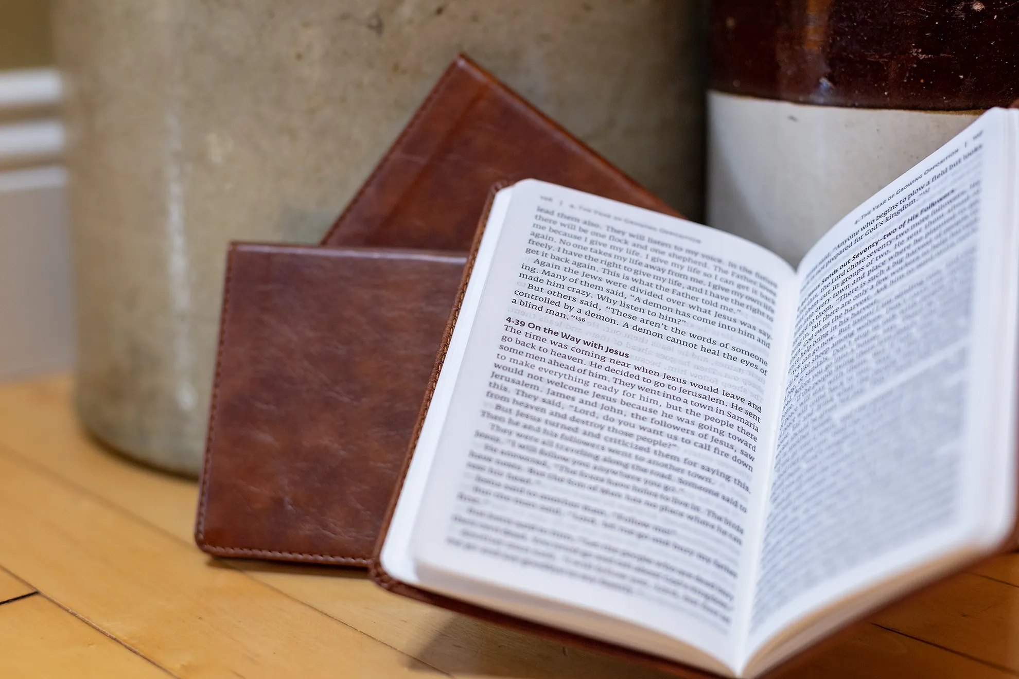 Plus Nothing book open on a table